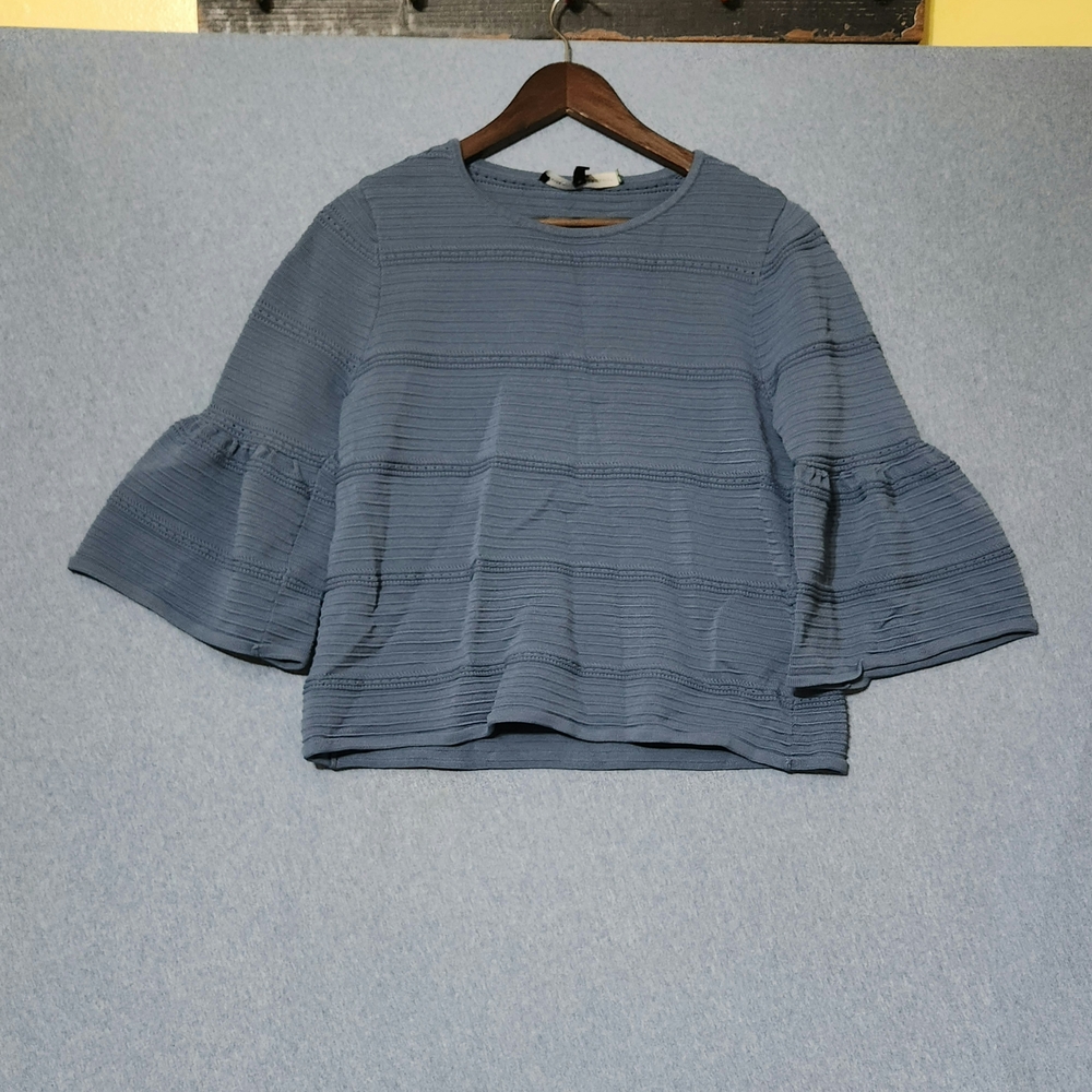 White House Black Market Bell Sleeved Blouse